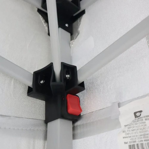 Tenda Articulada Sanfonada Bege 3x3m+ Trocador+ Pia Portatil