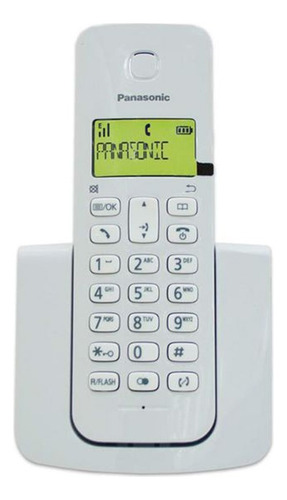 Teléfono Panasonic  KX-TGB110LBW inalámbrico - color blanco