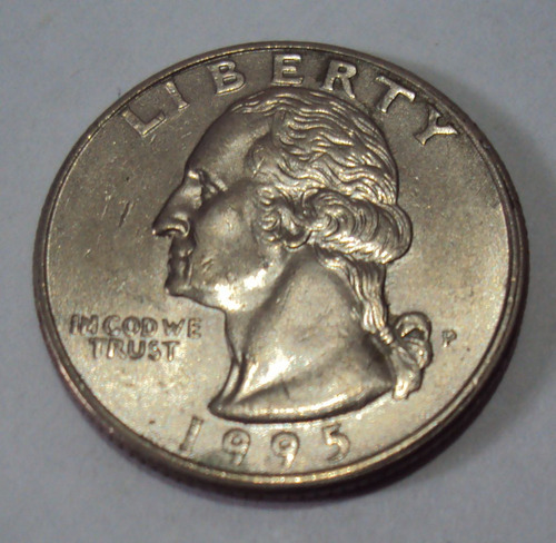 Moneda Estados Unidos Quarter Dollar, Año 1995, Km# 164a Mb (Usado)