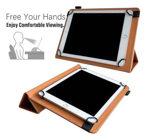 Funda Para Tablet Android Jzcreater Marron De 20 Cm