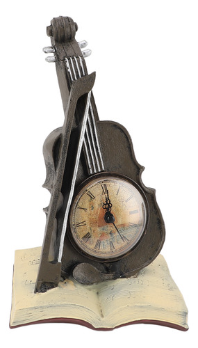 Reloj Despertador Musical Para Violín, Diseño Vintage