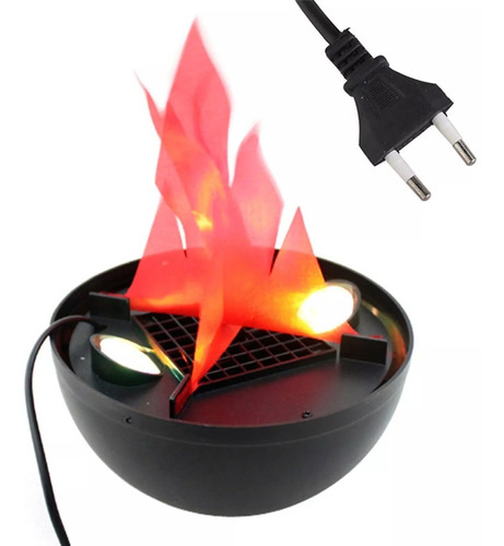 Adorno Simulador De Fuego 220v