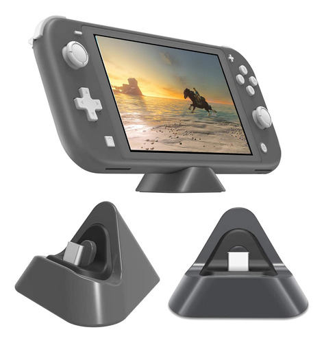 Base De Carga Para Nintendo Switch/switch Lite-gris