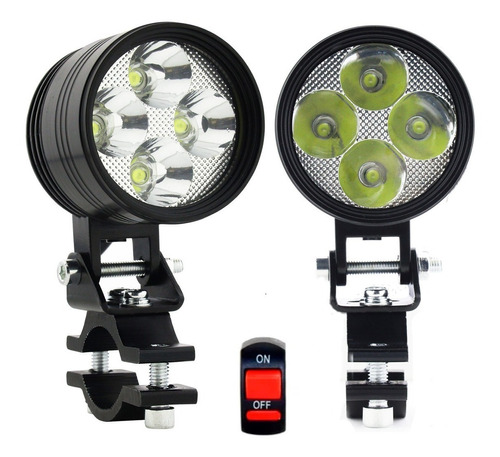 Par Farol Auxiliar Milha Led U5 6k V-strom Yes Intruder