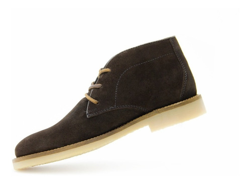 Imagen 3 de 5 de Bota Comoda Caballero Quirelli 85502 Chocolate Originales