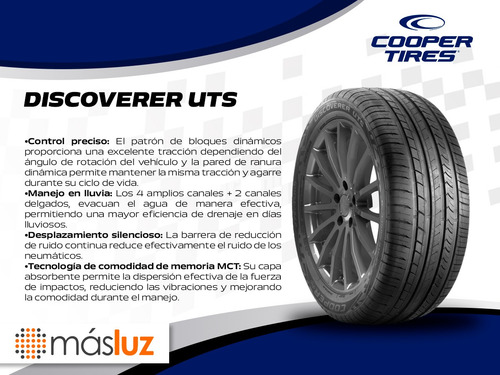 1 Llanta Discoverer Uts Cooper Medida 275/40r20 106y Xl