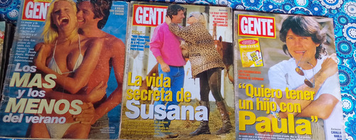 10 Revistas Gente 1996/7+ 1 De La Trágica Muerte De Lady Di (Usado)