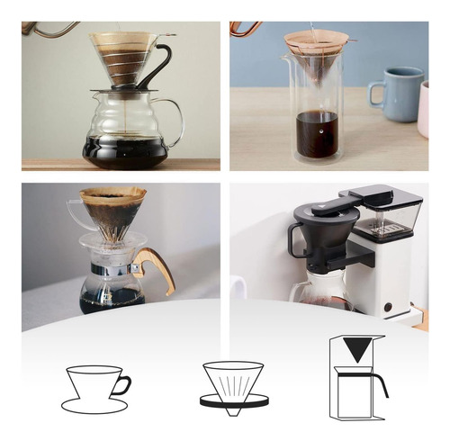 Cafe Filters V60, Cono Coffee Filters 2, Filter Of