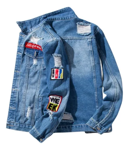 Jaqueta Jeans Motoqueiro Masculina MercadoLivre