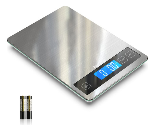 Báscula De Cocina Nicewell Modelo Digital 22 Lb Acero Inoxid Plata Ceniza 0 Mg