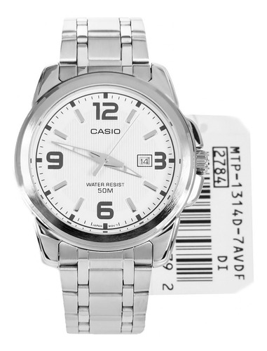 Casio Mtp 1314d 7a Correa Acero 50mt 100% Original