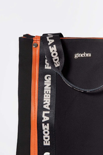 Cartera Ginebra Tote Chaos Nueva C/etiqueta Envío Gratis Negro Liso Níquel Negro