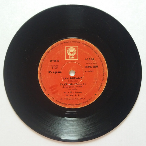Ian Durand - Take Me Simple (Usado)