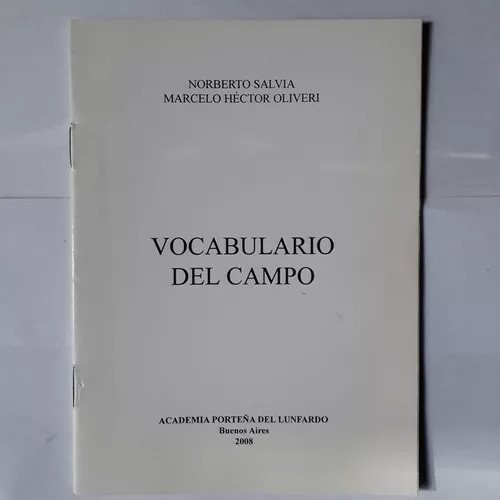 Vocabulario Del Campo Norberto Salvia - Marcelo H. Oliveri