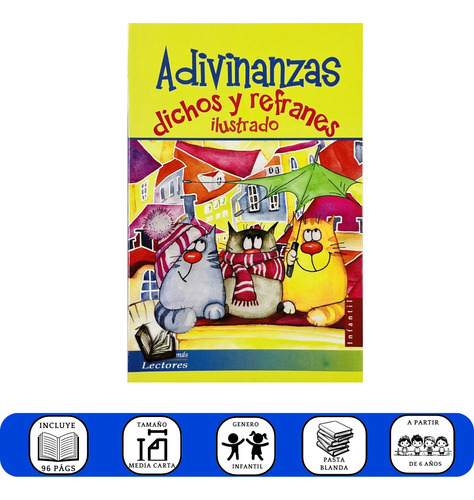 Adivinanzas Dichos Y Refranes Ilustrado, De Editorial Delfín. Editorial Delfín, Tapa Blanda, Edición 1 En Español, 2013