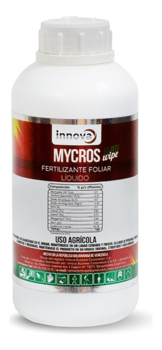 Fertilizante Foliar Mycros Boro Cobre Zinc Hierro Magne 1 Lt