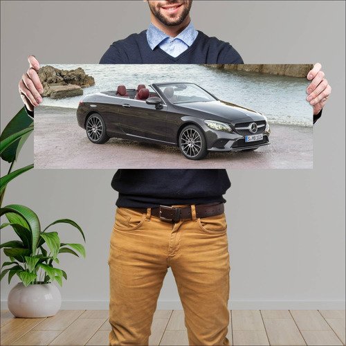 Cuadro 30x80cm Auto 2018 Mercedes Benz C Class C 38