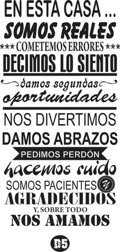Frases Decorativas Frases Hogar Fácil De Instalar