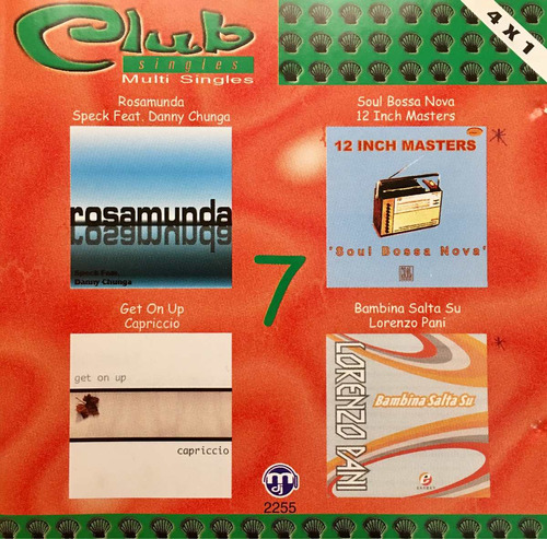 Cd Club Singles 7 Rosamunda Soul Bossa Nova Get On Up Bambin