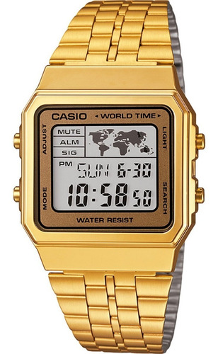 Relógio Casio Unissex Dourado Vintage A500wga-9df - Nfe