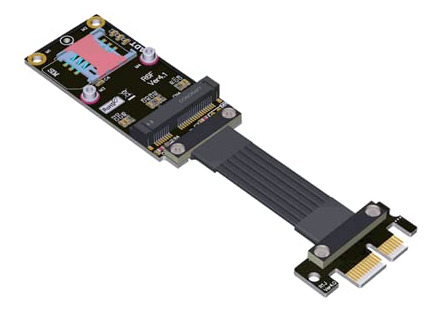 Pci Express 4.0 X1 Mpcie Minicard Adaptador Cable Extension