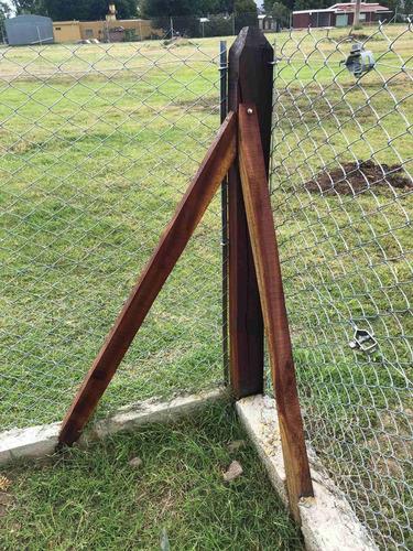 Planchuela Galvanizada P/ Alambrado X 1,00 Mt