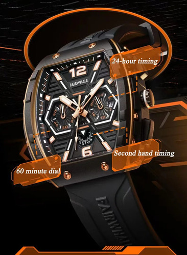 Reloj De Cuarzo Mark Fairwhale 5560 Para Hombre, Moderno, Ca