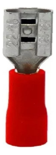 Terminales Preaislado Pala Hembra Rojo A15 .25-1mm2 X 100