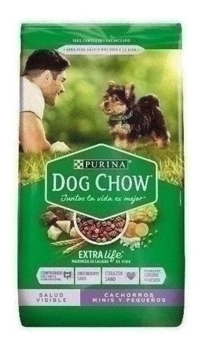 Dog Chow Salud Visible Cachorros Minis Y Pequeños - 17 Kg