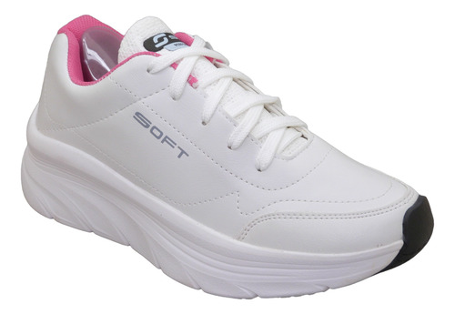 Zapatilla Deportiva Alta Taco Plataforma Cuero Moda Urbana