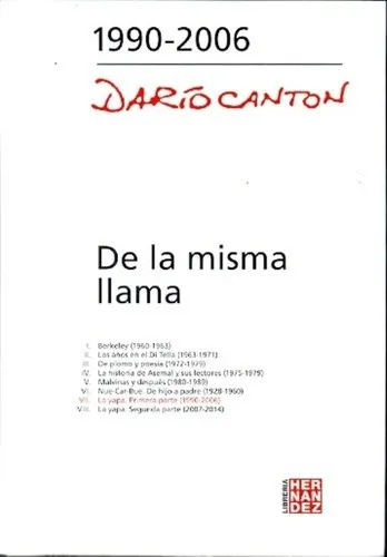 La Yapa I 1990-2006 - Canton, Dario, De Canton, Dario. Editorial Hernández Editores En Español