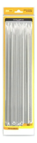 Abraçadeira Nylon 4,8mm X 400mm Branco 50 Peças Enerbras