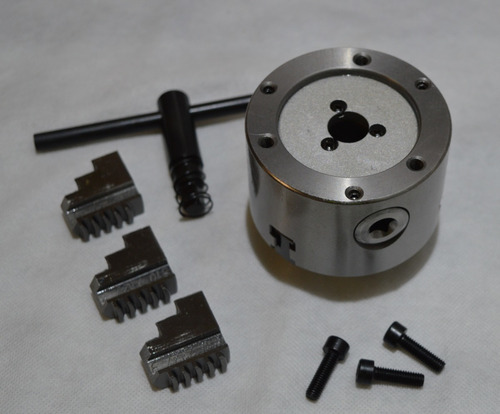 Plato Para Torno 100 Mm 3 Mordazas Doble Juego Fubral