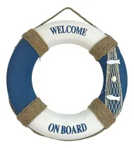 Comprar Salvavidas Colgante -  Welcome On Board 