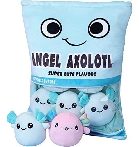 Muñeco De Peluche, Una Bolsa De Axolotl, Juguete De Peluche