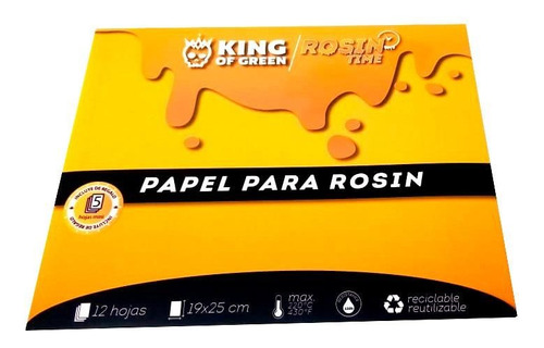 Papel Para Extraccion 19x25cm (12 Hojas) - King Of Green