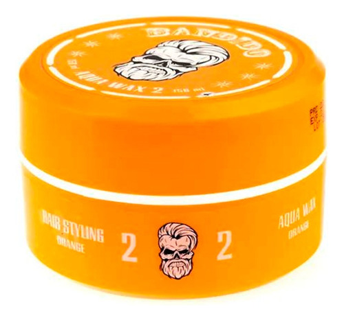 Hair Wax Bandido 2 Naranja Cera Para Peinar Fijación Suave