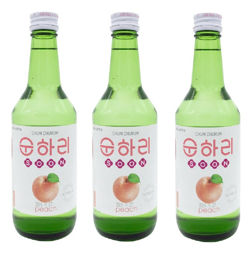 Lotte Soju Chum Churum Durazno 360 Ml