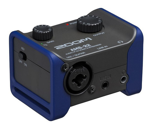 Interface De Áudio Zoom Ams-22 Handy 4 Canais Usb