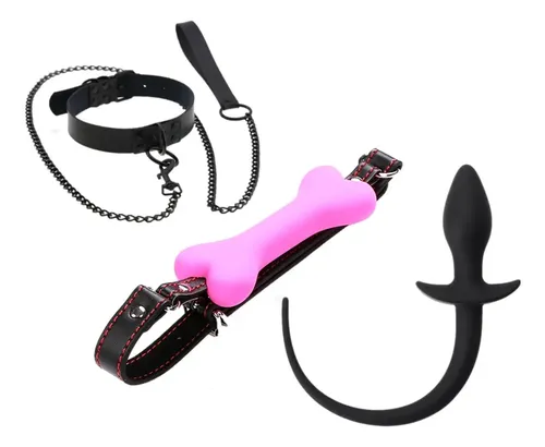 Kit Plug Anal Perro Bondage