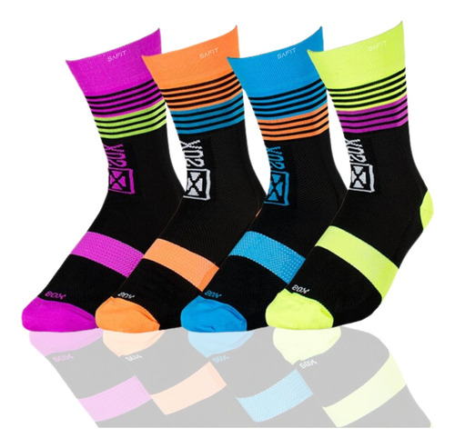 Media Soquete Sox Ciclismo Running Mtb Skateboard Tourdefran