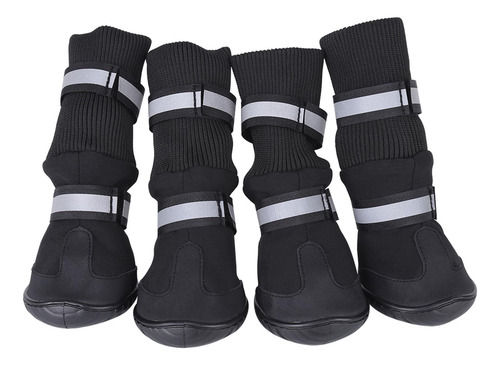 Juego De 4 Piezas De Botas Altas Reflectantes Impermeables