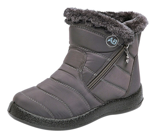 Botas De Nieve Mujer Calzado Impermeable Zapatos Calientes 7
