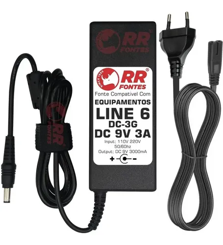 Cargador de 9 V para línea 6 POD Go procesador de guitarra Cargador de 9 V para línea 6 POD Go procesador de guitarra