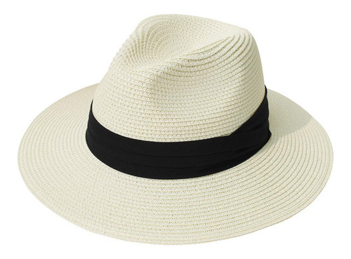 Sombrero De Paja Plegable Para Mujer, Vacaciones, Playa,...