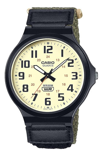 Reloj Casio De Cuarzo Clásico Con Correa De Velcro Mw-240b-5