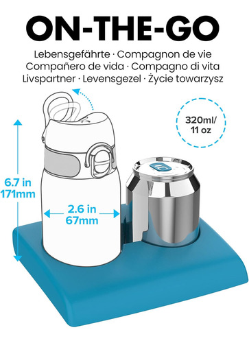 Botella De Agua De Doble Pared De Acero Inoxidable A Prueba