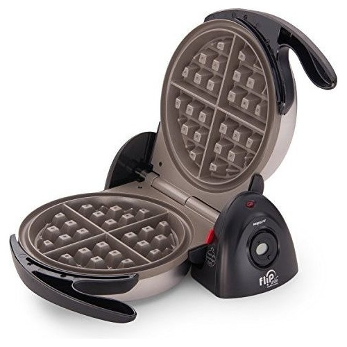 Wafflera Belga Presto Flipside Abatible De Ceramica Negra