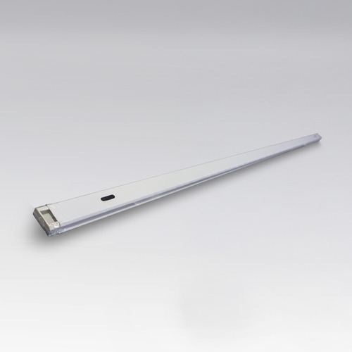 Paquete de 10 piezas Gabinete Canaleta Doble T8 120cm Wga-001 Estructura Blanco