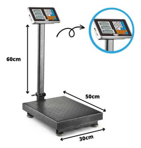 Balanza Bascula Digital 300kg Peso